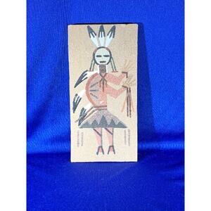 Navajo Camel God Sand Painting by Lester Johnson
